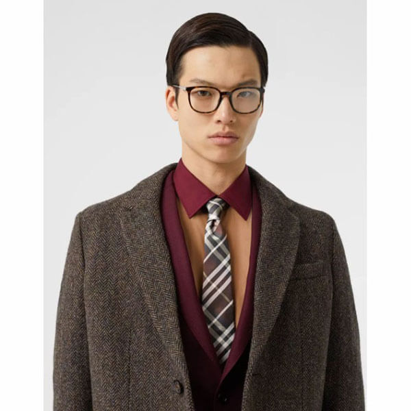 バーバリー ネクタイ 偽物 BURBERRY ヴィンテージチェック シルクネクタイ