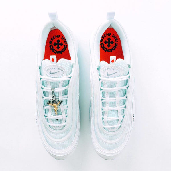 ナイキ エアマックス コピー ナイキ AIR MAX 97 MSCHF INRI JESUS SHOES エア マックス 97 ジーザス 921826-101JSUS