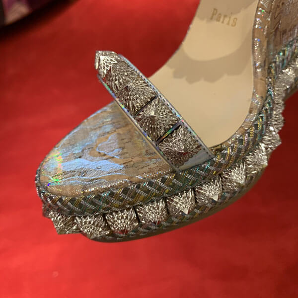 ルブタン サンダル コピー SUMMERスタイル【Christian Louboutin】20SS新!煌びやか☆Pira Ryad 110 mm SPECCHIO☆クリスチャン ルブタン サンダル