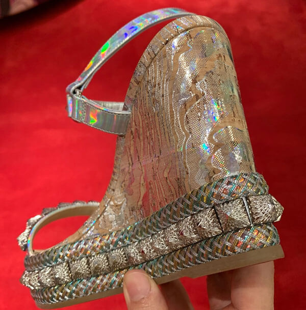 ルブタン サンダル コピー SUMMERスタイル【Christian Louboutin】20SS新!煌びやか☆Pira Ryad 110 mm SPECCHIO☆クリスチャン ルブタン サンダル