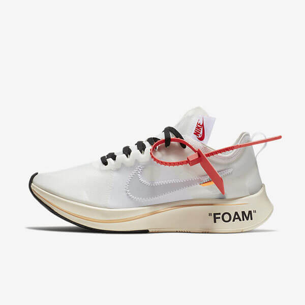 ナイキ ズーム 偽物 Off-White ナイキ Zoom Fly オフホワイト ナイキ ズームフライ AJ4588 100