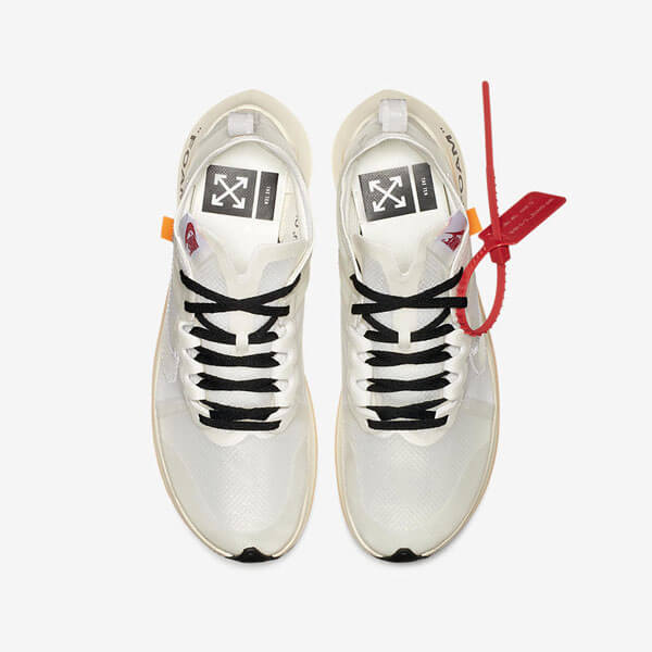 ナイキ ズーム 偽物 Off-White ナイキ Zoom Fly オフホワイト ナイキ ズームフライ AJ4588 100