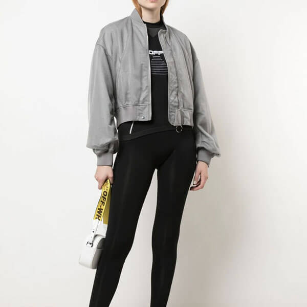 オフホワイト 偽物 ジャケット Off-White MA-1 日本未入荷 プリント ボンバージャケット