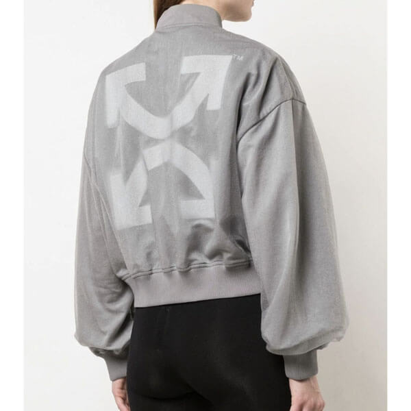オフホワイト 偽物 ジャケット Off-White MA-1 日本未入荷 プリント ボンバージャケット