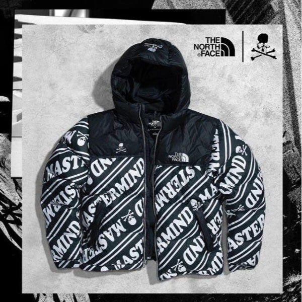ノースフェイス ダウンジャケット 偽物入手困難★【THE NORTH FACE x MASTERMIND WORLD】NUPTSE JACKET