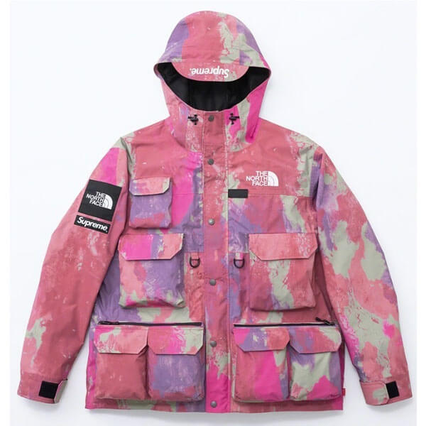 ノースフェイス 偽物 ジャケット 入手困難 シュプリーム The North Face 防水カーゴジャケット