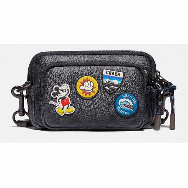 コーチ ディズニー バッグ コピー【日本限定★国内即発】Disney×コーチ ミッキー ペイサー ポーチ