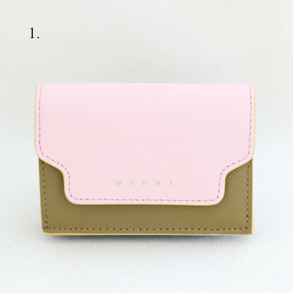 MARNI マル二 財布 コピー 三つ折り財布 ウォレット レディース PFMOW02U09-Z272Y