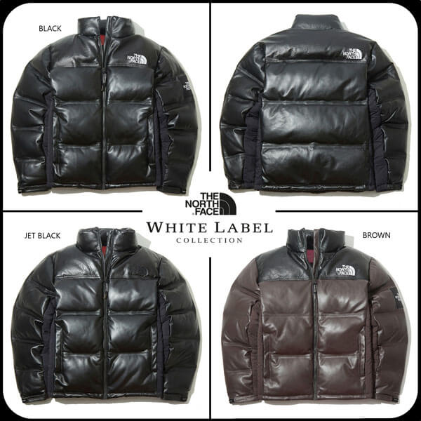 ノースフェイス ダウンジャケット 偽物[THE NORTH FACE] ★19AW NEW★LEATHER NUPTSE DOWN JACKET ★NJ1DK55K