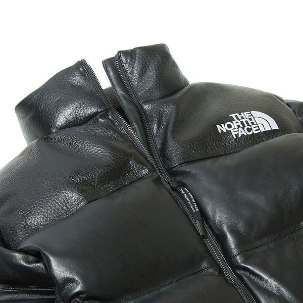 ノースフェイス ダウンジャケット 偽物[THE NORTH FACE] ★19AW NEW★LEATHER NUPTSE DOWN JACKET ★NJ1DK55K