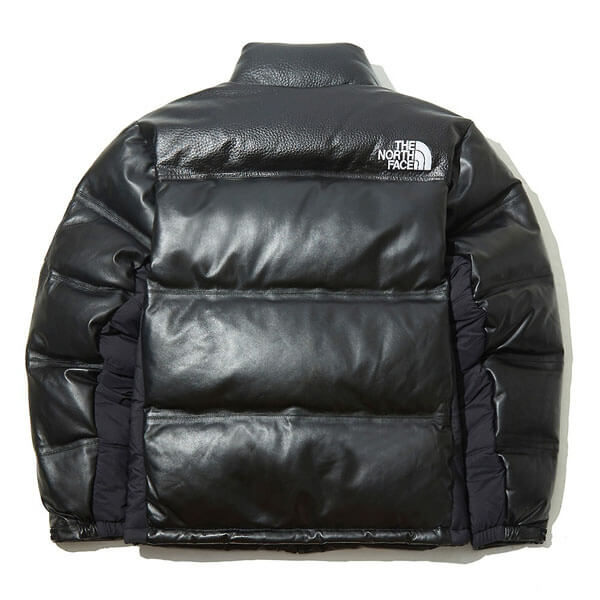 ノースフェイス ダウンジャケット 偽物[THE NORTH FACE] ★19AW NEW★LEATHER NUPTSE DOWN JACKET ★NJ1DK55K