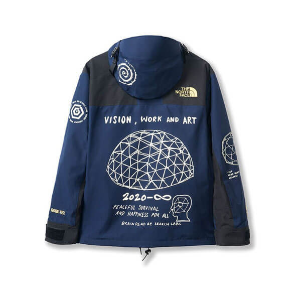ノースフェイス コピー 超入手困難 限定ｺﾗﾎﾞ激ﾚｱ!The North Face×Brain Dead ﾏｳﾝﾃﾝﾊﾟｰｶ