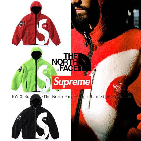 シュプリーム ノースフェイス 偽物 FW20 シュプリーム The North Face S Logo Hooded Fleece Jacket