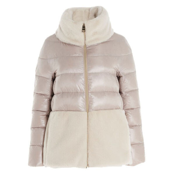 ヘルノ 偽物【早期完売!HERNO☆海外発】エコファー付き feather jacket PI1123D120171985 ヘルノ 偽物【早期完売!HERNO☆海外発】エコファー付き feather jacket PI1123D120171985