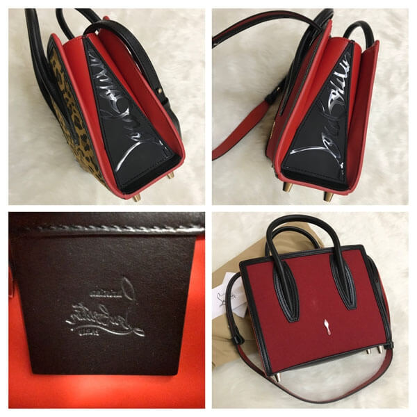 ルブタン バッグ コピー☆Christian Louboutin Paloma クリスチャン ルブタン レオパード スエードバッグ2WAY 3195008 Q066