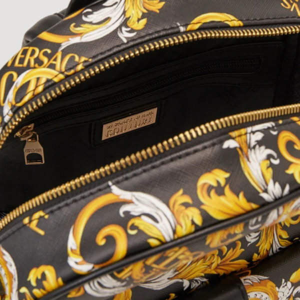 ヴェルサーチ リュック コピー Versace Jeans Couture☆バロック バックパック☆素材☆