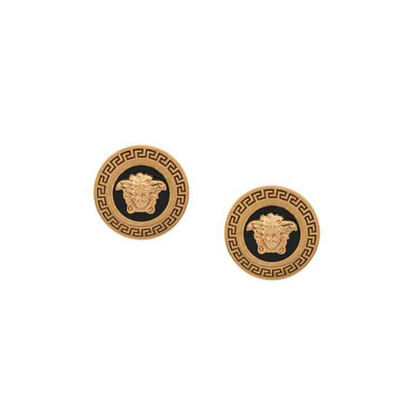 ヴェルサーチ ピアス 偽物☆VERSACE☆メデューサ エナメル スタッズピアス ヴェルサーチ ピアス 偽物☆VERSACE☆メデューサ エナメル スタッズピアス