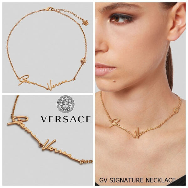 ヴェルサーチェ ネックレス 偽物 VERSACE GV シグネチャー ネックレス ヴェルサーチェ ネックレス 偽物 VERSACE GV シグネチャー ネックレス