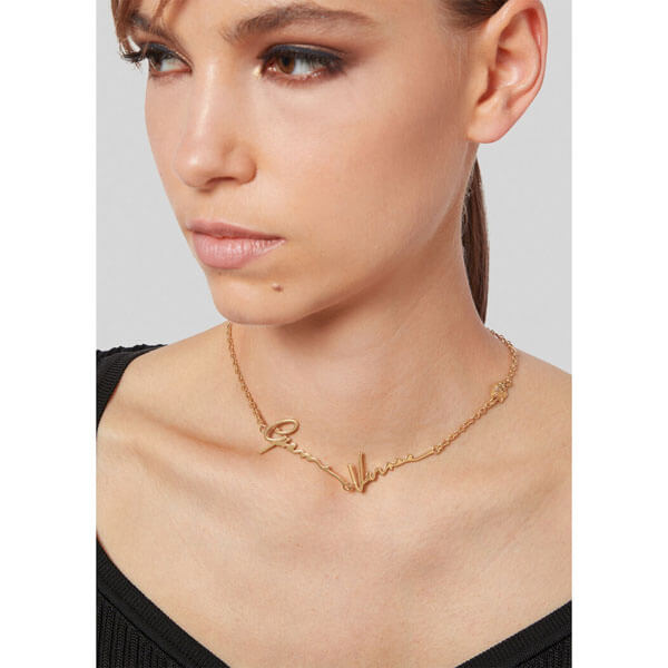 ヴェルサーチェ ネックレス 偽物 VERSACE GV シグネチャー ネックレス ヴェルサーチェ ネックレス 偽物 VERSACE GV シグネチャー ネックレス