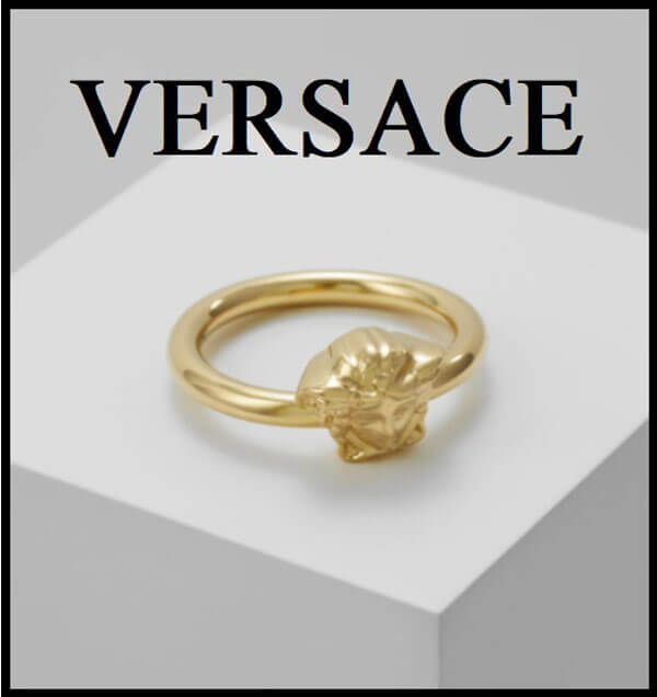 ヴェルサーチェ リング コピー【VERSACE】メドゥーサヘッド スタッド☆ピアス