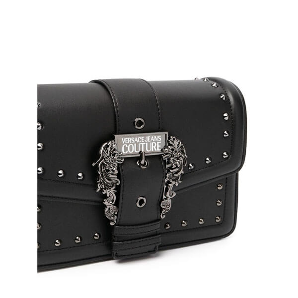 ヴェルサーチ ショルダーバッグ コピー★Versace Jeans Couture バロック バックル バッグ★