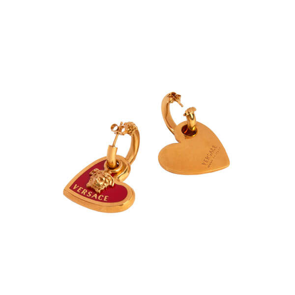 ★ヴェルサーチェ ピアス コピー LOVE VERSACE ハート MEDUSA