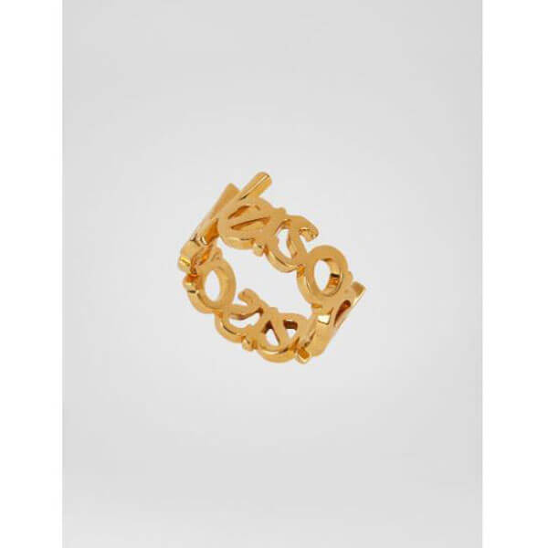 ヴェルサーチ リング コピー☆VERSACE☆サイズ13 ヴィンテージロゴ ゴールド リング