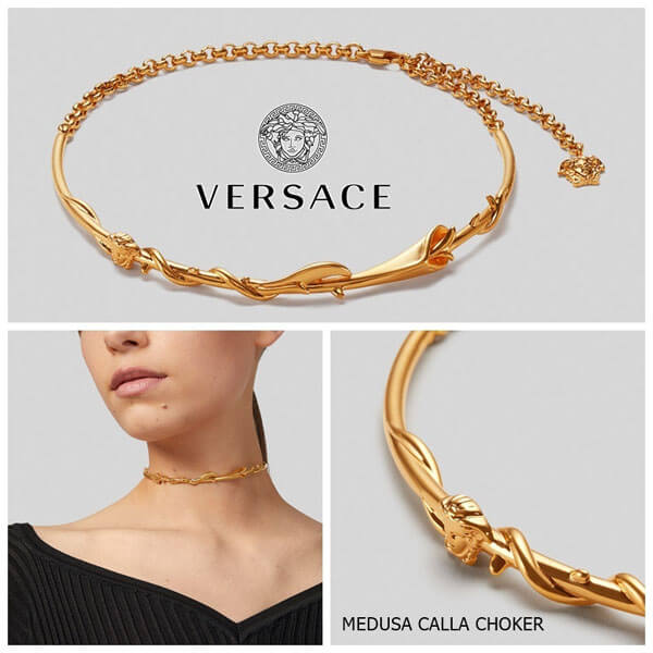 ヴェルサーチ ネックレス コピー VERSACE メドゥーサ カラー チョーカー