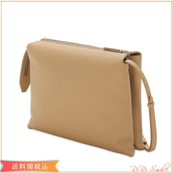THE ROW バッグ 偽物 Nu Twin mini グレインレザー ショルダーバッグ