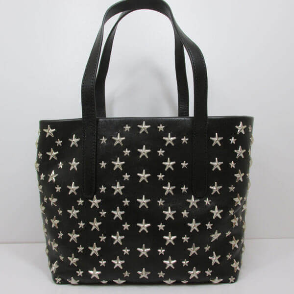 ジミーチュウ バッグ 偽物 JIMMY CHOO★VIPセール★SOFIA BLACK/SILVER STUDS★即発送可♪