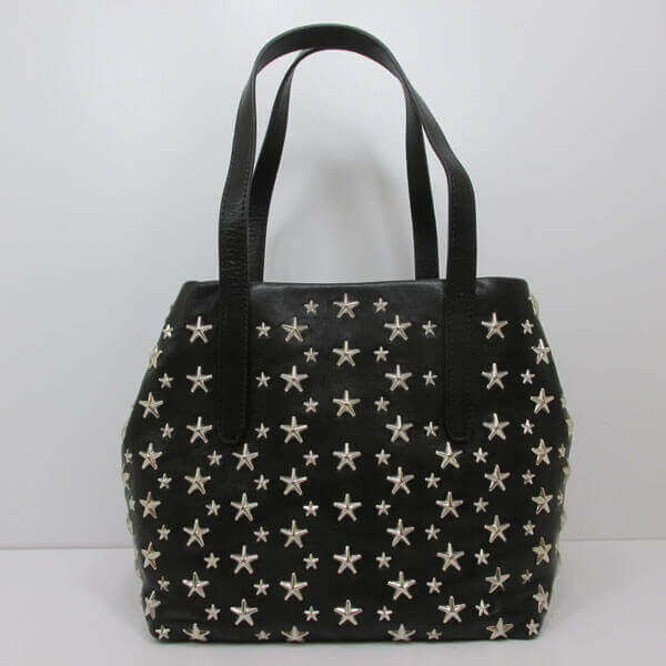 ジミーチュウ バッグ 偽物 JIMMY CHOO★VIPセール★SOFIA BLACK/SILVER STUDS★即発送可♪