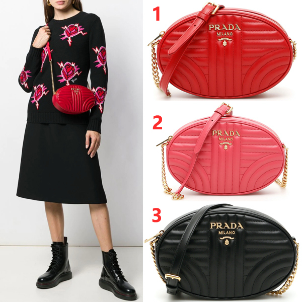 プラダ ダイアグラム コピー PR2118 PRADA DIAGRAMME SHOULDER BAG 1BH131_2D91_F0632_V_IOI