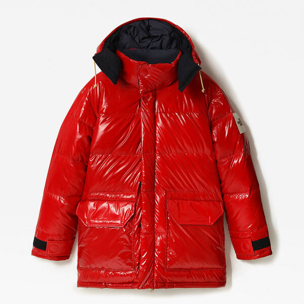 TNF☆ノースフェイス 偽物☆茶タグ☆ブラウンレーベル☆RIPSTOPダウン 4VUL