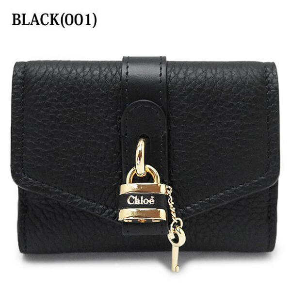 【クロエ 最新 財布 偽物 】クロエ 折財布 ABY アビー 三つ折り財布 パドロック