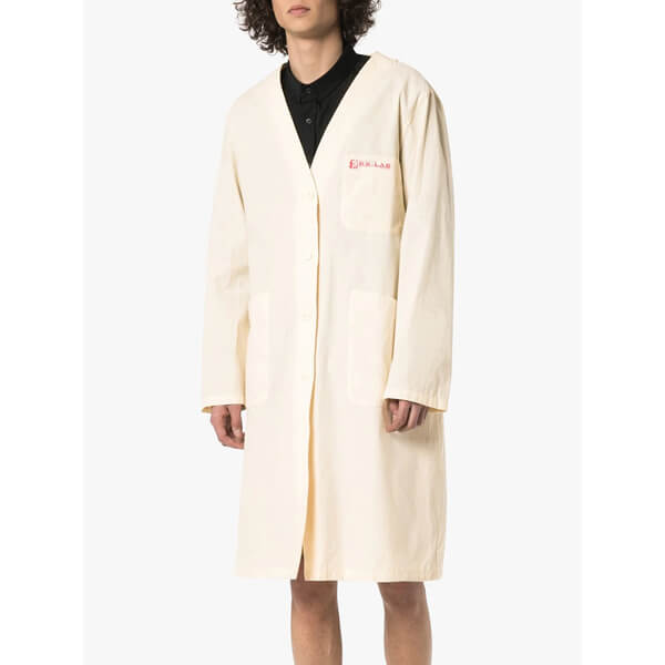 ラフシモンズ コート 偽物 Raf Simons RS Lab プリント コート