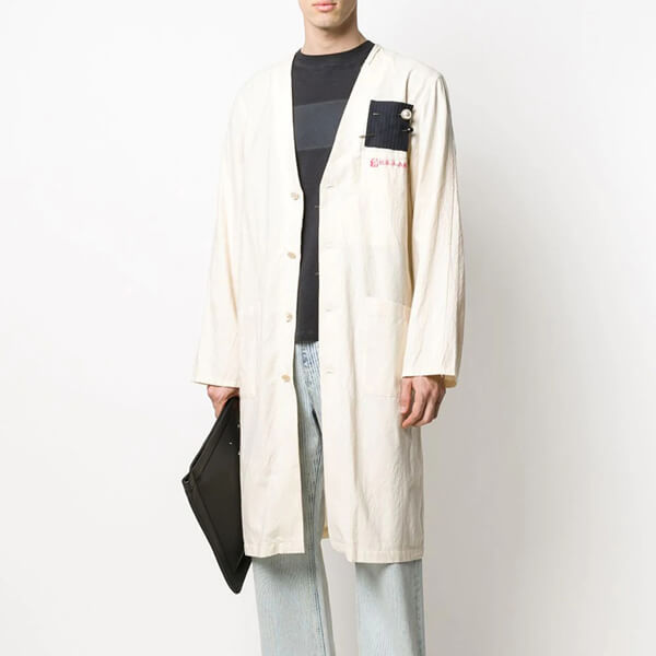 ラフシモンズ コート 偽物 Raf Simons パッチディテール コート