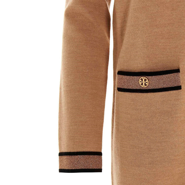 Tory Burch♪トリーバーチ 偽物 コート ロングライン カーディガン（BE) 75924260