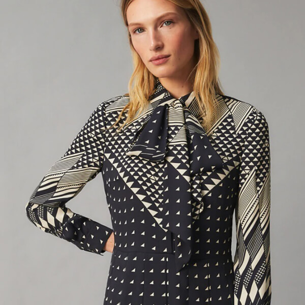 トリーバーチ 偽物 スカート 新作 Tory Burch トライアングル ジオ シャツドレス