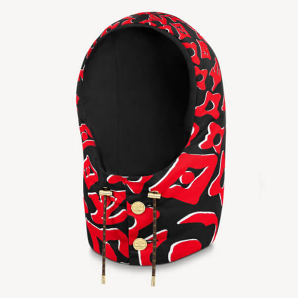 21SS【直営買付】ルイヴィトン コピー ヘッドギア ルイヴィトン LV×UF フーディー・モノグラム