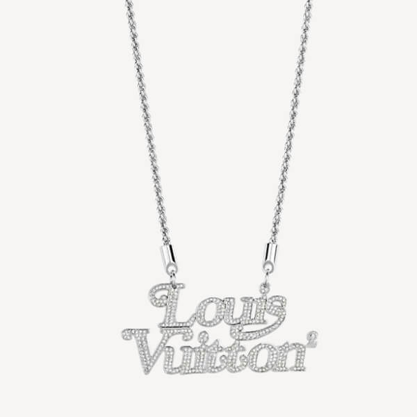 【完売人気】ルイヴィトン ジュエリー 偽物 LVxNIGOシリーズ コリエ・スクエアード LVストラス