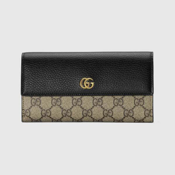グッチ コピー 財布 GGマーモント・レザー コンチネンタルウォレット 456116