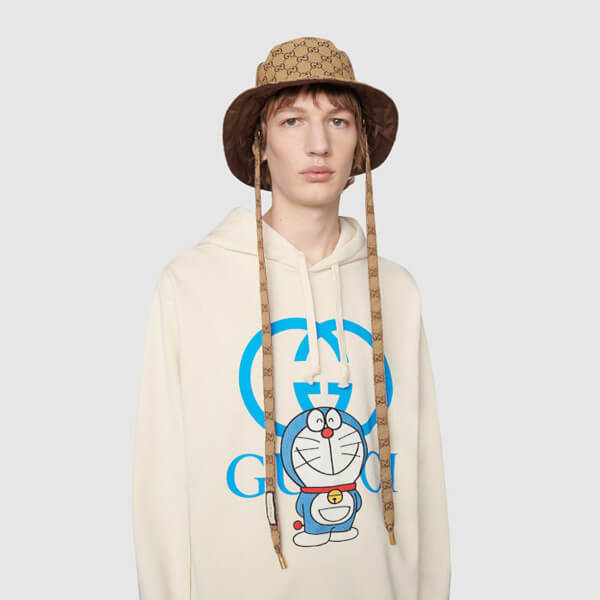 グッチ ドラえもん 偽物☆21SS☆【グッチ】x DORAEMON ★コラボ★ コットン パーカー 646953 XJDE1 9150