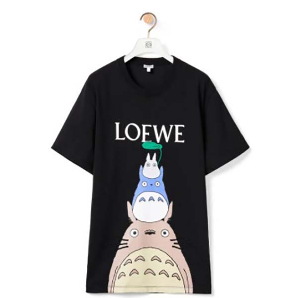 ロエベ コピー ロエベ×となりのトトロ コラボ コットンTシャツ☆注目コラボ！☆