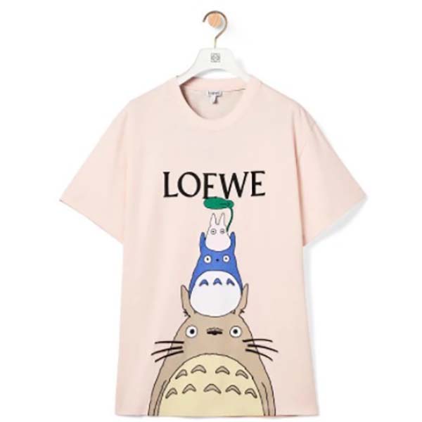 ロエベ コピー ロエベ×となりのトトロ コラボ コットンTシャツ☆注目コラボ！☆