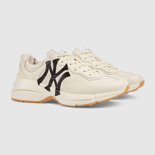 グッチ ニューヨークヤンキース スニーカー コピー●グッチ NY Yankees● ライトン プリント 548638 DRW00 4520