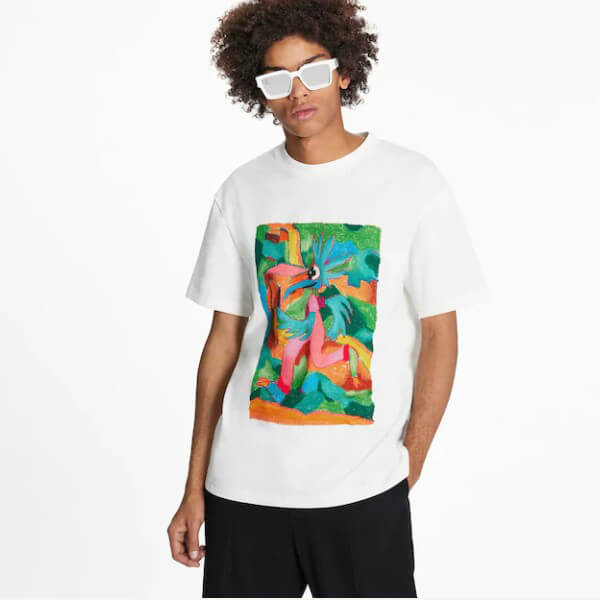 ルイヴィトン 偽物 LV メンTシャツ 1A8P0W