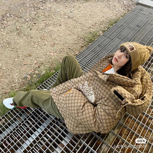 グッチ ノースフェイス ニット帽 偽物 キャップ グッチ NORTHFACE コラボ 2025新作