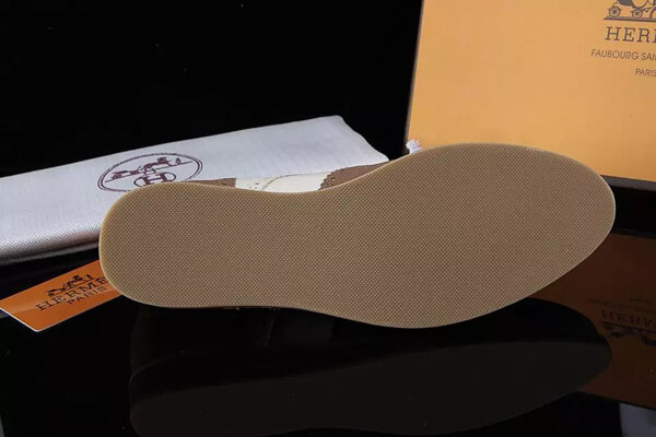 2014 エルメススーパーコピーの新作のメンズフラット牛革靴 D035