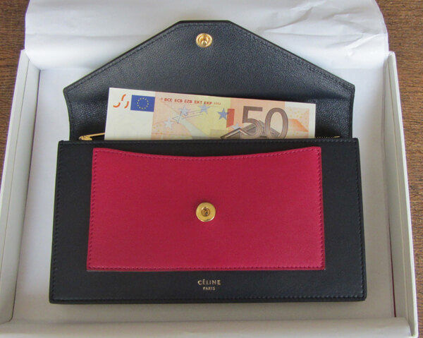 2014年春夏新作 セリーヌ レター型長財布 FUSHIA 103403UAB.25FH